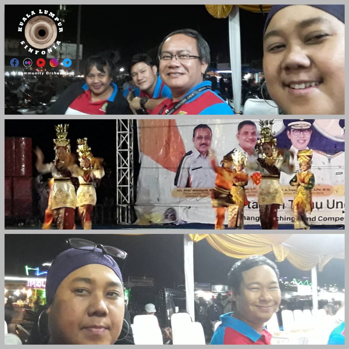 KLSinfonia's tweet photo. Happening now!

Opening ceremony of the 8th Minang Marching Competition.

Our President, Assoc. Prof. Hanizah Musob is one of the International Judges.

Padang, West Sumatera.

#klsinfonia #thesinfoniamovement #mmc #mmc8 #mmc2019 #minangmarchingbandcompetition8 https://t.co/nRfsRzrv2n