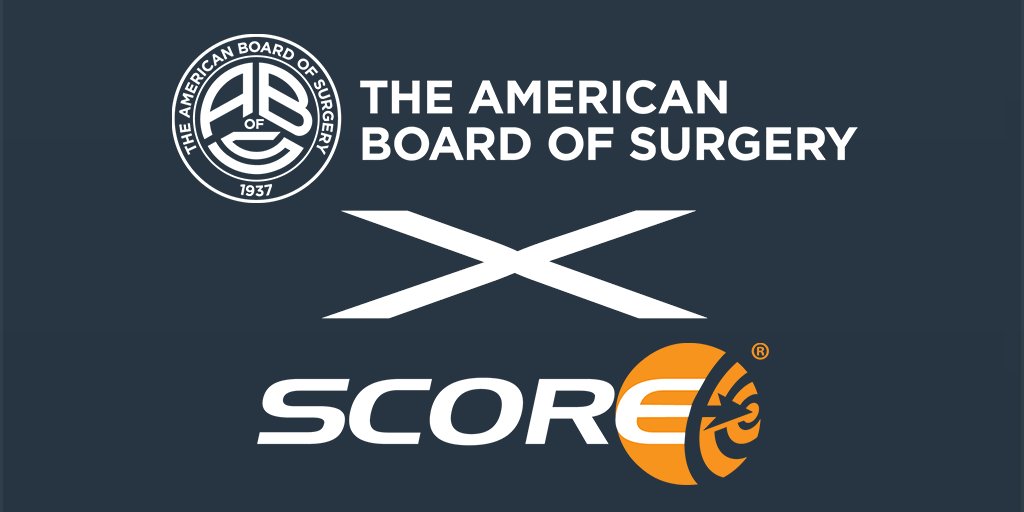 American Board of Surgery (@ambdsurg) on Twitter photo ABS is pleased to announce the merger of our organization with the Surgical Council on Resident Education, better known as <a href="/SCOREsurg/">SCORE Surgery</a> ow.ly/37f750xznce ABS is pleased to announce the merger of our organization with the Surgical Council on Resident Education, better known as <a href="/SCOREsurg/">SCORE Surgery</a> ow.ly/37f750xznce