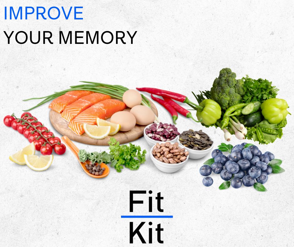 Did you know, adding berries, veggies, and fish to your diet can help improve your memory? So much more helpful than caffeine when staying up late to memorize a presentation.