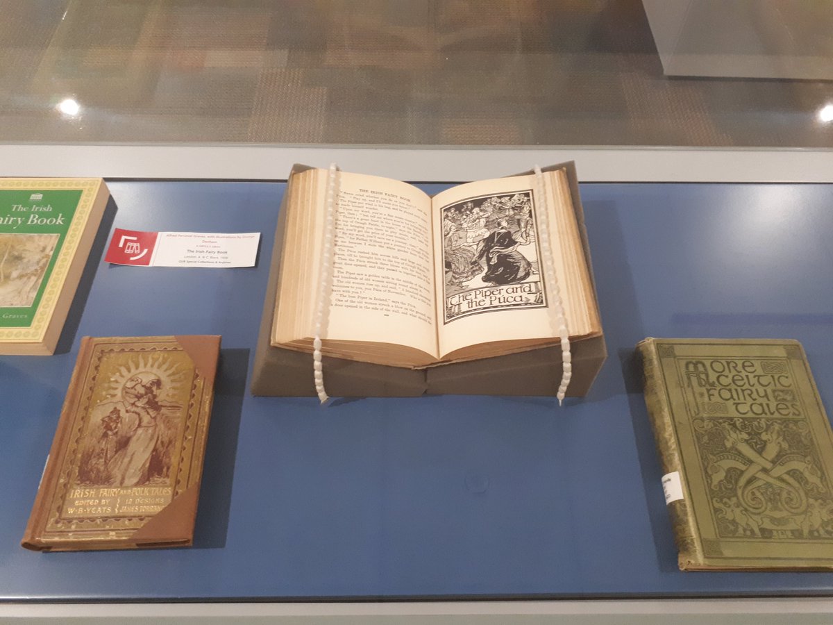 QUBSC's tweet image. Our new seasonal display on floor 1 of the McClay Library relates to tales &amp;amp; legends from around the world.

Discover more through the guest blog post by Ivona Coghlan:
blogs.qub.ac.uk/specialcollect… 

#FairyTaleFriday