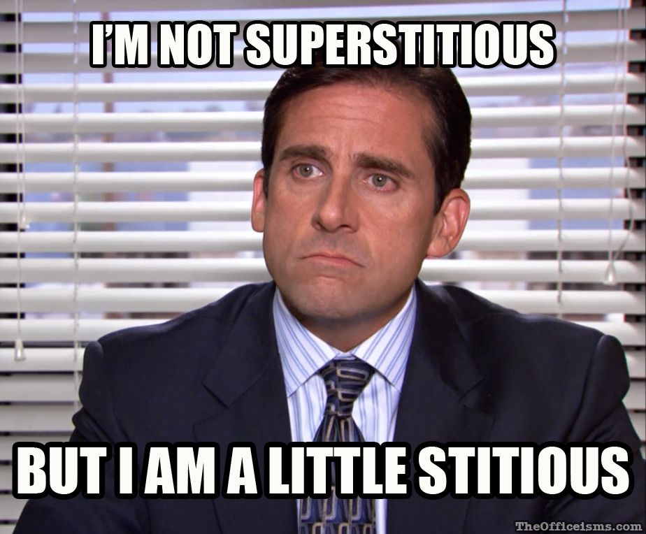 13 Action News on X: "To quote the great philosopher Michael Scott, "I'm  not superstitious, but I am a little stitious." In honor of Friday the  13th, what are some of your