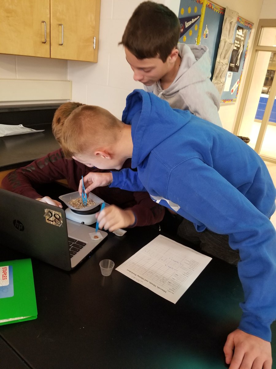 WasylikSciKMHS's tweet image. Learners in Physical Sci. 2 &quot;mining&quot; for &quot;gold&quot; &amp;amp; &quot;silver&quot; to calculate % concentration &amp;amp; profit! #MathInScience #handsonlearning #KoMetExcellence