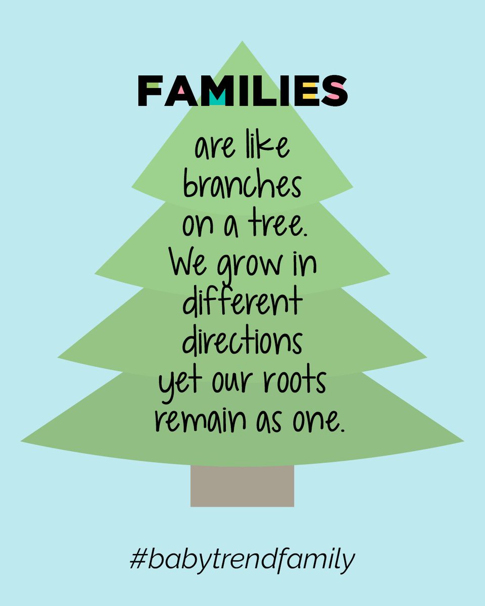 No matter how far we’ll grow, we’ll always have our roots with our families. #BabyTrend #ParentingQuotes