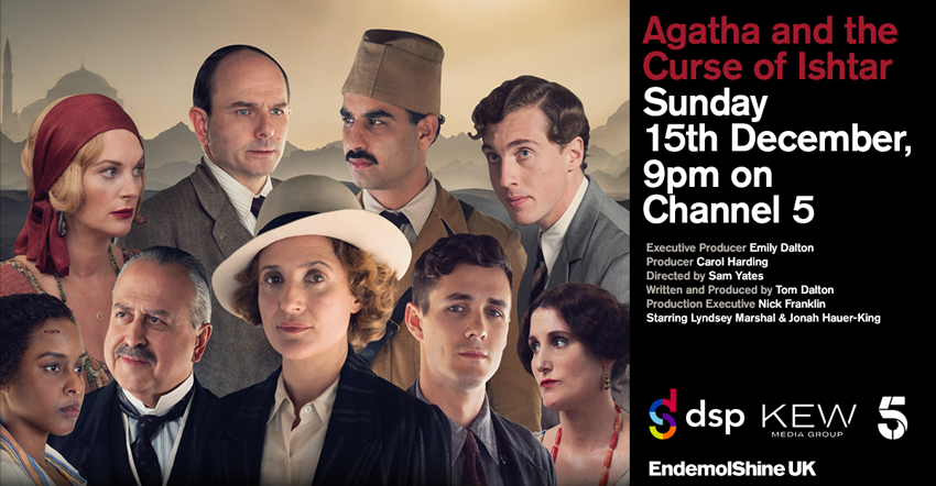 Agatha Christie is BACK! And this time she's travelling across 1920's Iraqi deserts to solve more murders. Agatha and the Curse of Ishtar airs this Sunday 15th Dec 9pm @channel5_tv. #murdermystery #drama