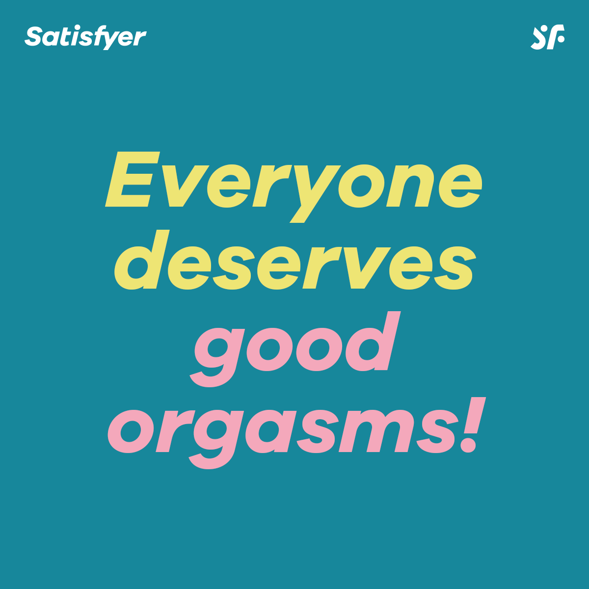 SatisfyerCOM's tweet photo. Agree! 🙌
#satisfyer #satisfyercom #orgasms #deserve #goodorgasm https://t.co/MLpjbe365T
