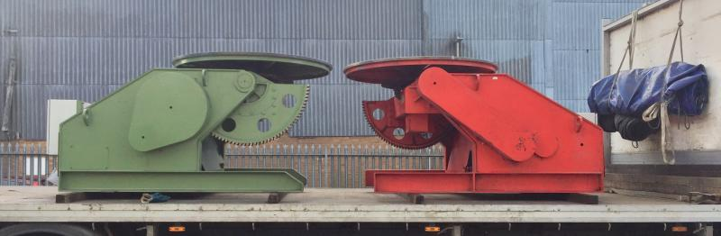 Green meets Red. On the way to satisfy another demand for rental. Festive colours ??  #welding