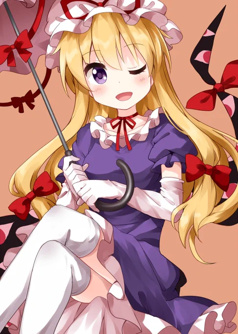 #深夜の真剣お絵描き60分一本勝負 八雲紫 