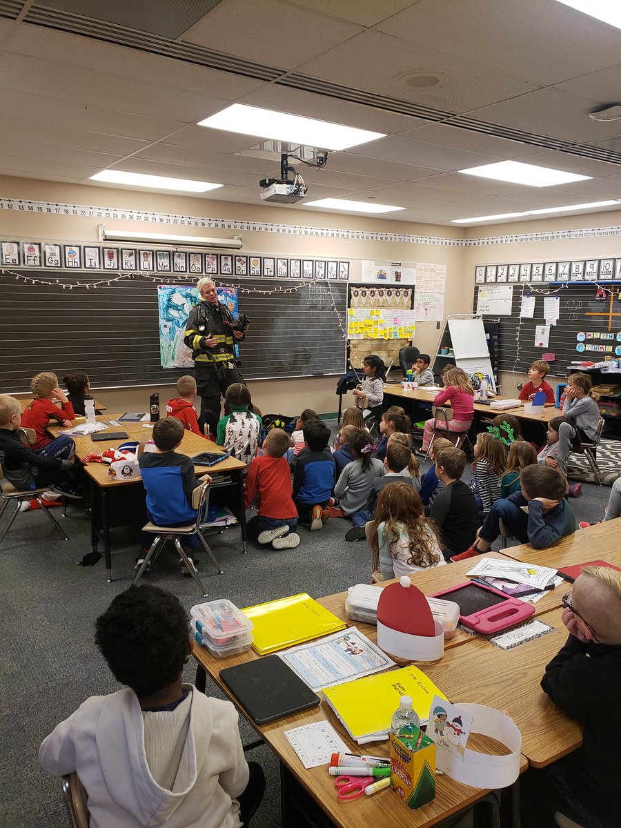 Thank you,  <a href="/FishersFireDept/">Fishers Fire Dept.</a> for allowing Firefighter Amie to come back and talk to us about her job!! Students were so interested after her last visit, we just had to have her back! <a href="/LREhseIN/">Lantern Road Elementary School Fishers IN</a>