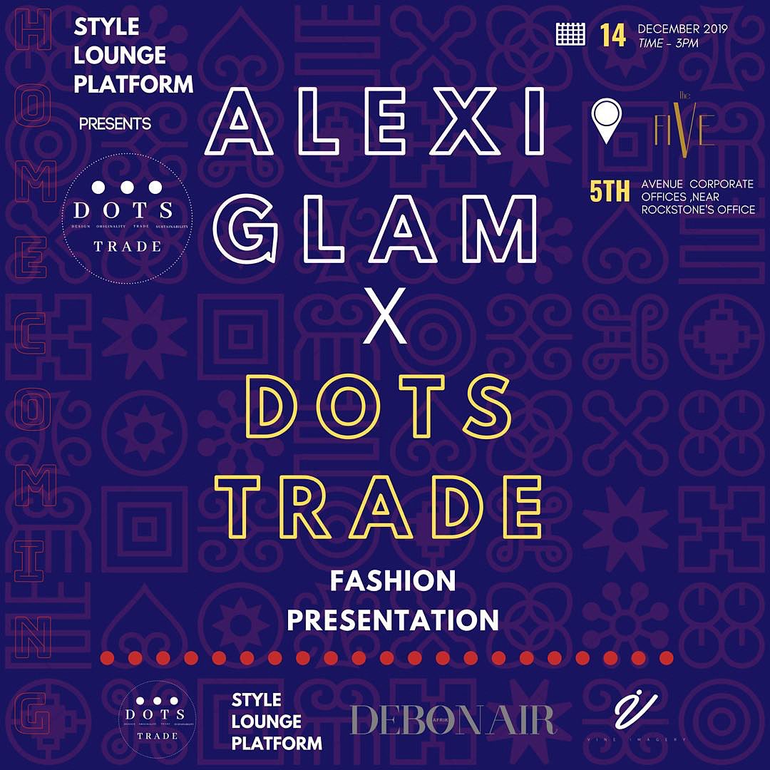 DebonairAfrik's tweet photo. Don’t Miss the AlexiGlam x #dotstrade Curated Fashion Presentation at the #dotstrade2019 at 3pm tomorrow.
Free Entry, come have fun, network and Shop!

Pass by @thefive_restaurant at the Avenue Corporate Offices, Near Rockstone’s Office from 9am to shop from a variety of brands. https://t.co/VBzfyhnkkw