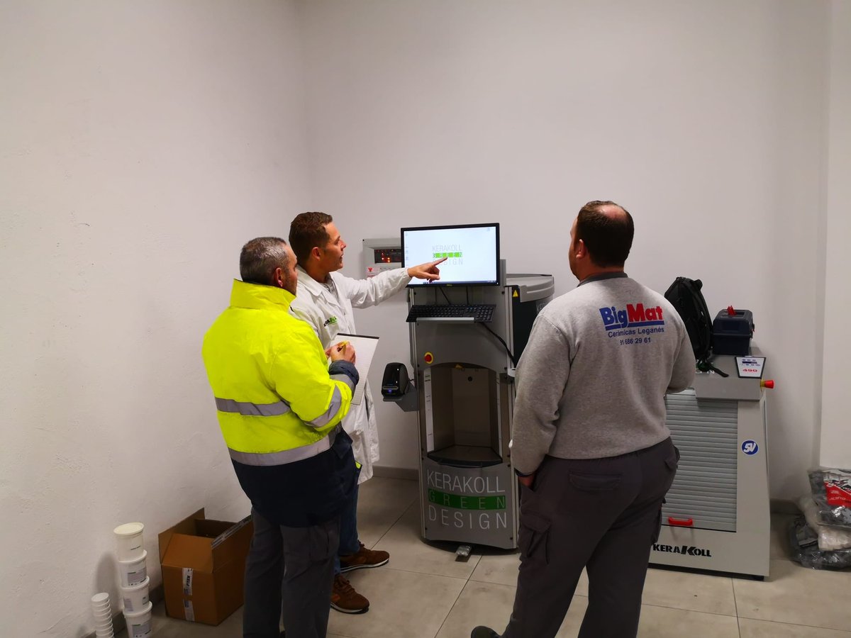 Bigmat Cerámicas Leganés ya tiene su instalación Green Design. Otro cliente que apuesta por proponer sistemas de calidad, para mejorar la protección y durabilidad de los edificios.