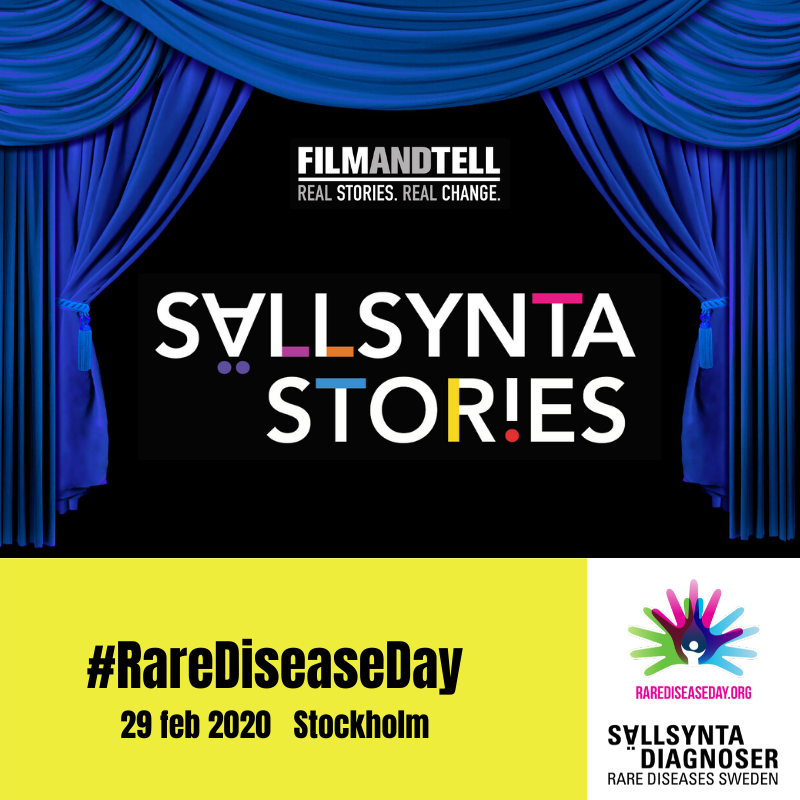 sallsynt's tweet photo. Save the date! På #skottdagen 29 feb 2020 bjuder vi in till #SällsyntaStories för att uppmärksamma #SällsyntaDagen. Hemsidan finns nu online: https://t.co/tcLpvQbReU Programmet släpps ut i januari. #RareDiseaseDay @eurordis @filmandtell #Stockholm @lenahallengren @ernkrans https://t.co/xHgB7Rq9CO