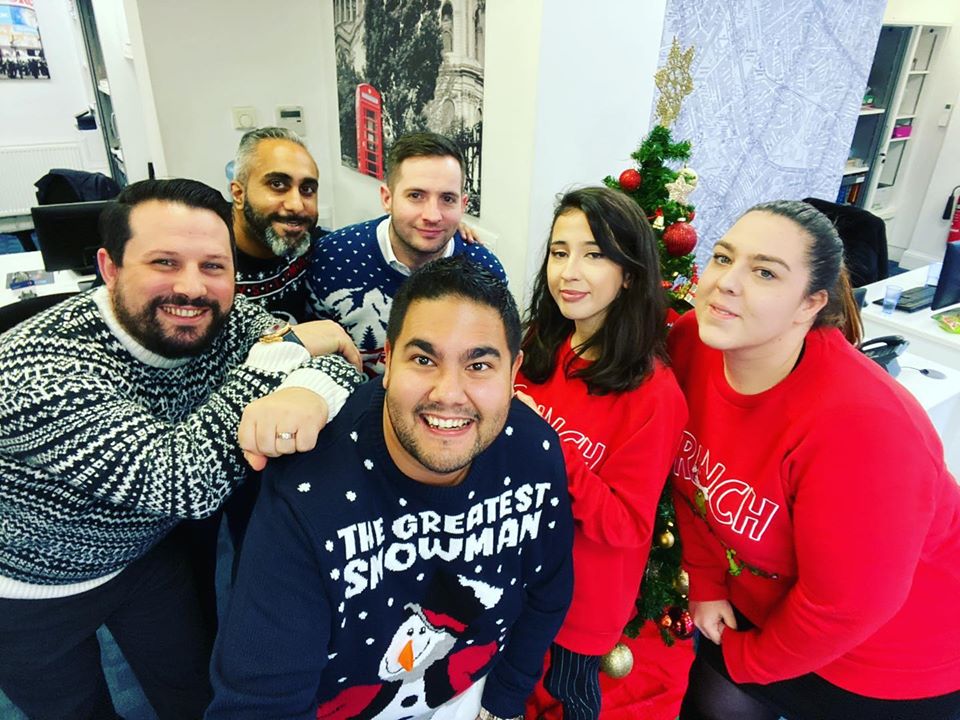 Credential_SW17's tweet photo. It's #ChristmasJumperDay time of year again at Credential HQ! @savechildrenuk https://t.co/LDxcfurUWi