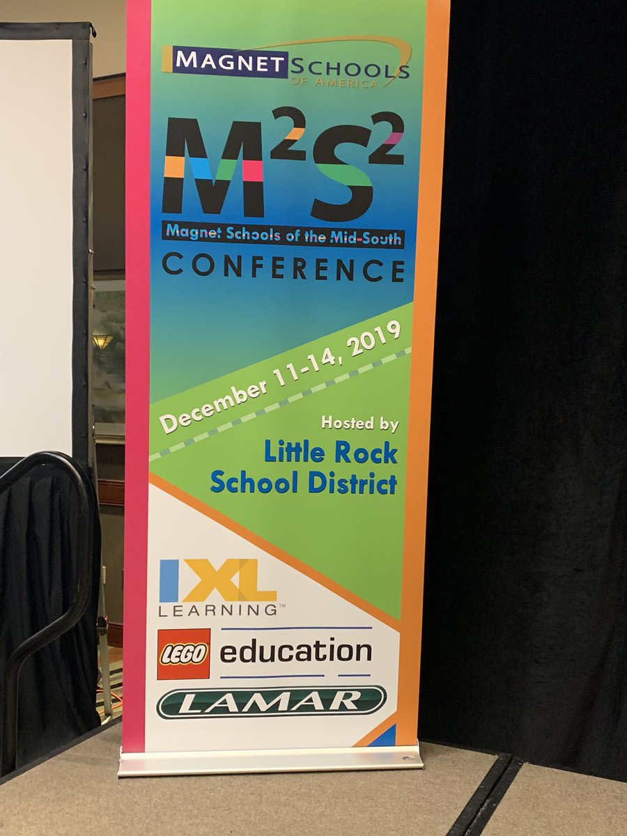 MichaelPoore1's tweet photo. So glad to attend the Magnet Schools of the Mid-South hosted by @lrsd ! We are thrilled to show off our magnets as well as participate in the conference! Today I got to hear my dear friend and colleague @sadiemi73712680 address the group! Big thank you to @GiftedLrsd #MSMS2019 https://t.co/W6unItPMzU