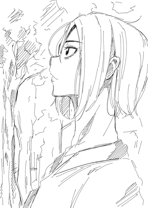 通話しながら描いた落書き。 