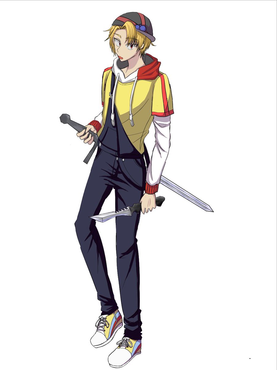 エゴ イラスト 創作 オリジナルキャラ 北斗 チャラい けどいいやつ そして大雑把であるが 戦闘ではとても強い 武器を巧みに使い 味方を守り敵を断つ しかし喧嘩っぱやい T Co Qxxo8mgtrk Twitter