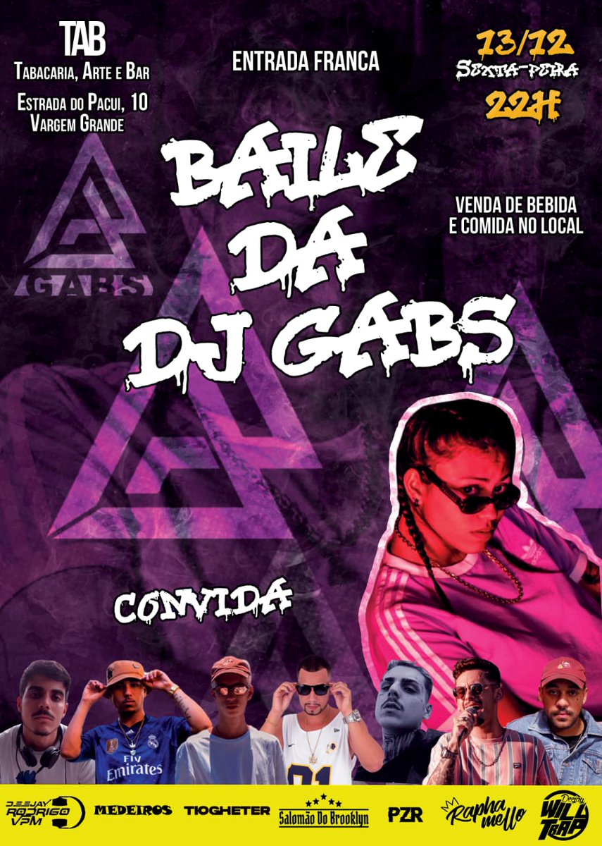 BOA TARDE RAPAZIADA!!!

TO CORRENDO ATRAS DOS MEUS SONHOS E HOJE É MEU PRIMEIRO BAILE NO QUAL TO BUSCANDO QUE SEJA O PRIMEIRO DE MUITOS.

CONTO COM VOCÊS PRA FAZER ISSO DAR CERTO!

HOJE VOU TA BOTANDO GERAL PRA BATER CABEÇA LA NA TAB DE VARGEM GRANDE!