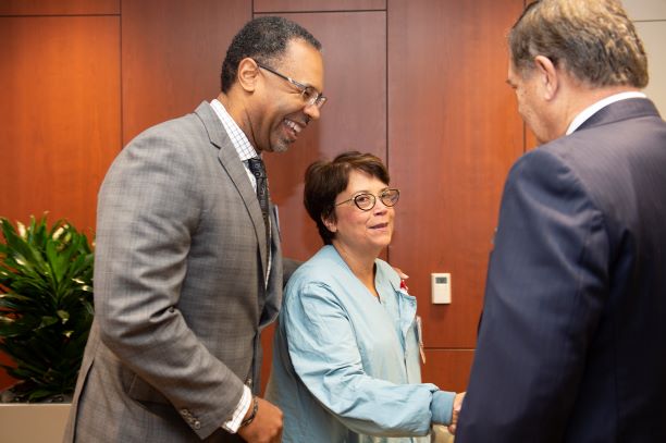 ChooseMemorial's tweet image. Congratulations to Shari Hill, MSN, RN, CNOR, director, Cardiovascular Invasive Services, on being selected as the 2019 Woody Hester Legacy of Leadership award-winner. #inspiresothers #leadsbyexample