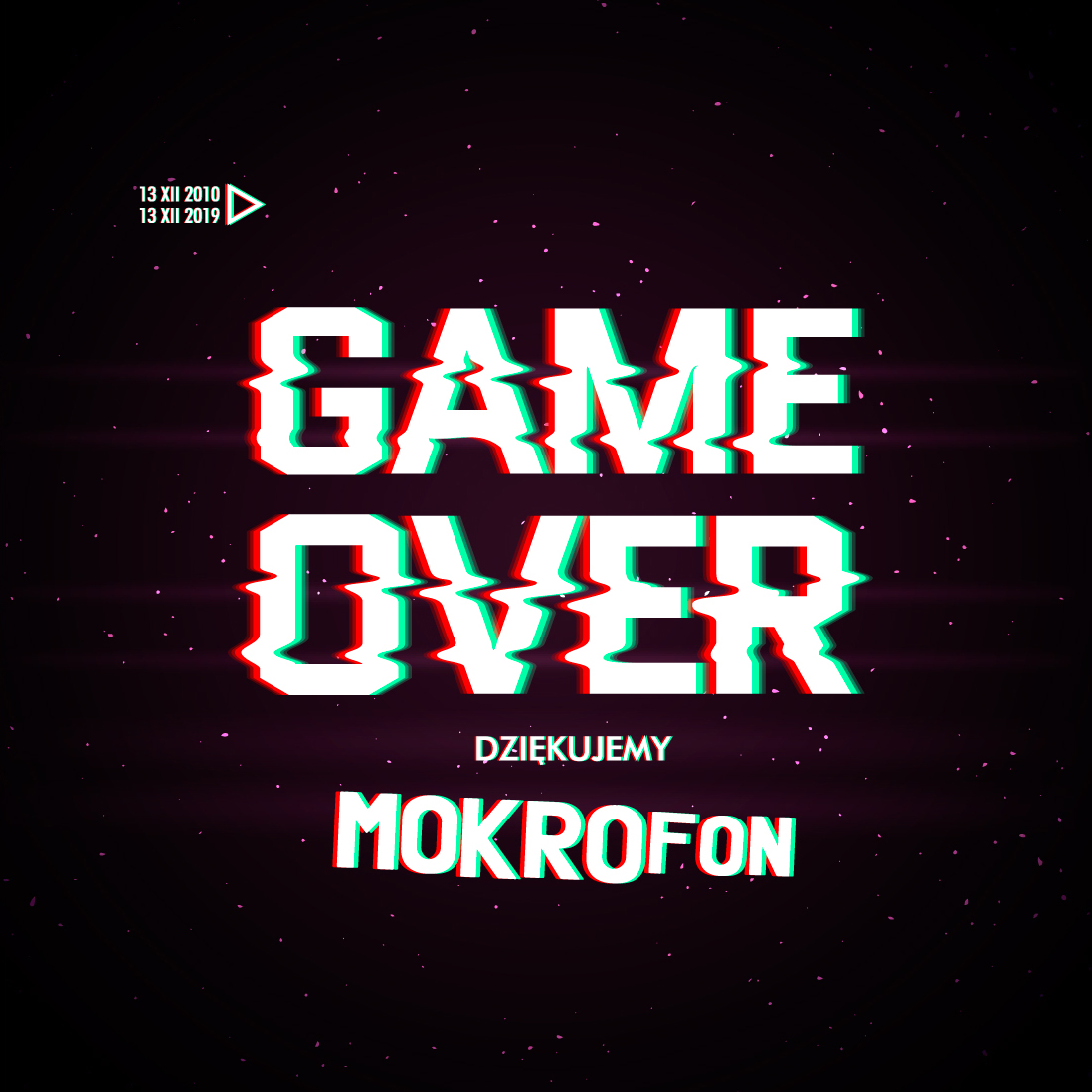 Mokrofon's tweet photo. 13 XII 2010 - 13 XII 2019 to był dobry czas. Dziękujemy, że byliście z nami.
@Mokrofon 
#rock
#mokrofon
#koniec
#muzyka https://t.co/UTCc5EAClO