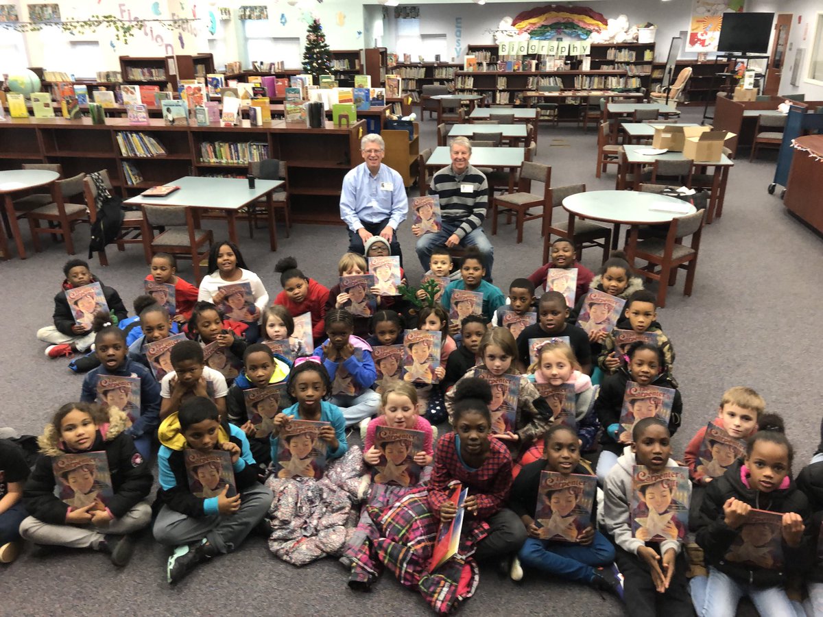 DLInitiatives's tweet photo. DLI O. J. Semmes 2nd grade Christmas Literacy Project with St. Mark United Church. The Carpenter’s Gift was read and presented as a gift to the students. https://t.co/CcBgafjFLJ