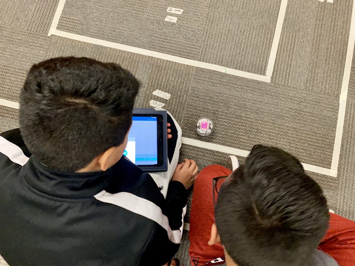 “Come look at what I coded my Sphero to do!” “Hey, can you teach me how you did that?” Loving #HourofCode #CSEdWeek