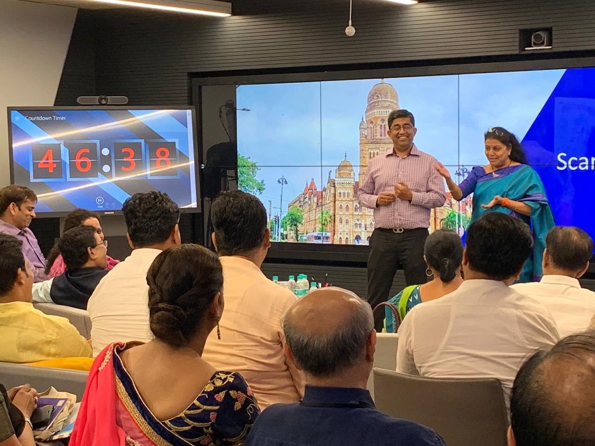 The citizen’s representatives &amp; leadership across all political parties welcomed and embraced the new, inclusive, transparent &amp; progressive approach of #designthinking to build an execution plan together, to deliver to Mumbaikars the #MumbaiOfOurDreams we deserve