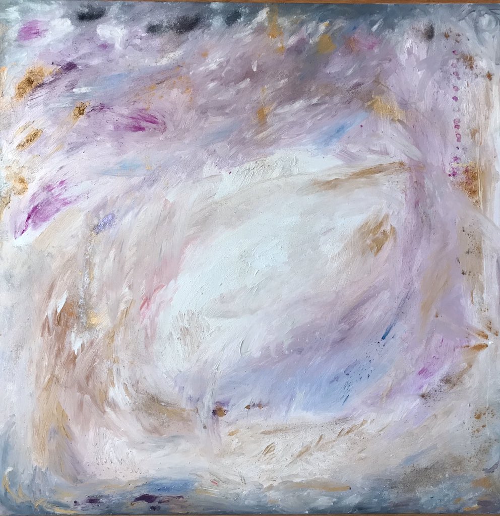 bridget_mccart's tweet photo. Venus Vortex 12:12:19 /13 100by100cm #oilpainting #art #contemporaryart #lightart #venusart  #femaleartist It's said '2020 Venus &amp; twin earth enter Pleiades and complete 8 years around the sun' this hologram U n I verse, creating  love &amp; Light 💞✨#alchemicalart  for SALE framed https://t.co/FhpdDr7HNQ