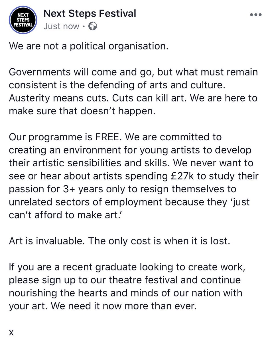 INACTIVE (formerly Next Steps Festival) tweet media