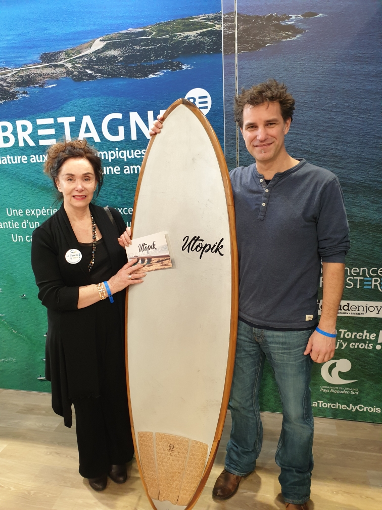 LaTorche2024's tweet photo. [La Torche j'y crois - le projet continue] En service après vente au @NauticParis pour présenter le projet La Torche à long terme ! #LaTorcheJyCroisToujours https://t.co/wArrjEWSj4