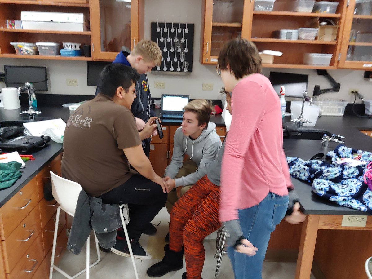 It is weather skit planning day for the 8th grades. Always great to see the collaboration, creativity and leadership these students have while creating authentic skits. #eaglessoar