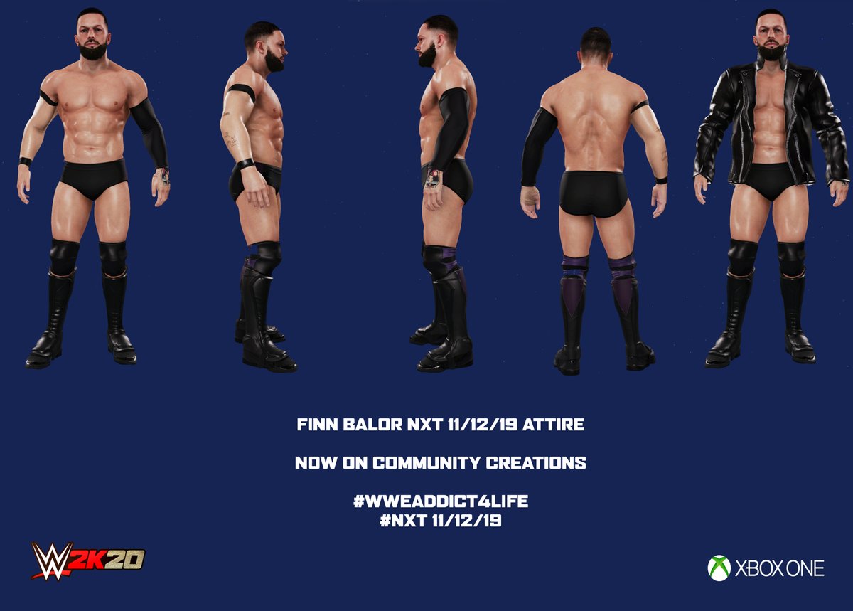 Finn Bàlor NXT 11/12/19 Attire Now On Community Creations Logo Credit. 
