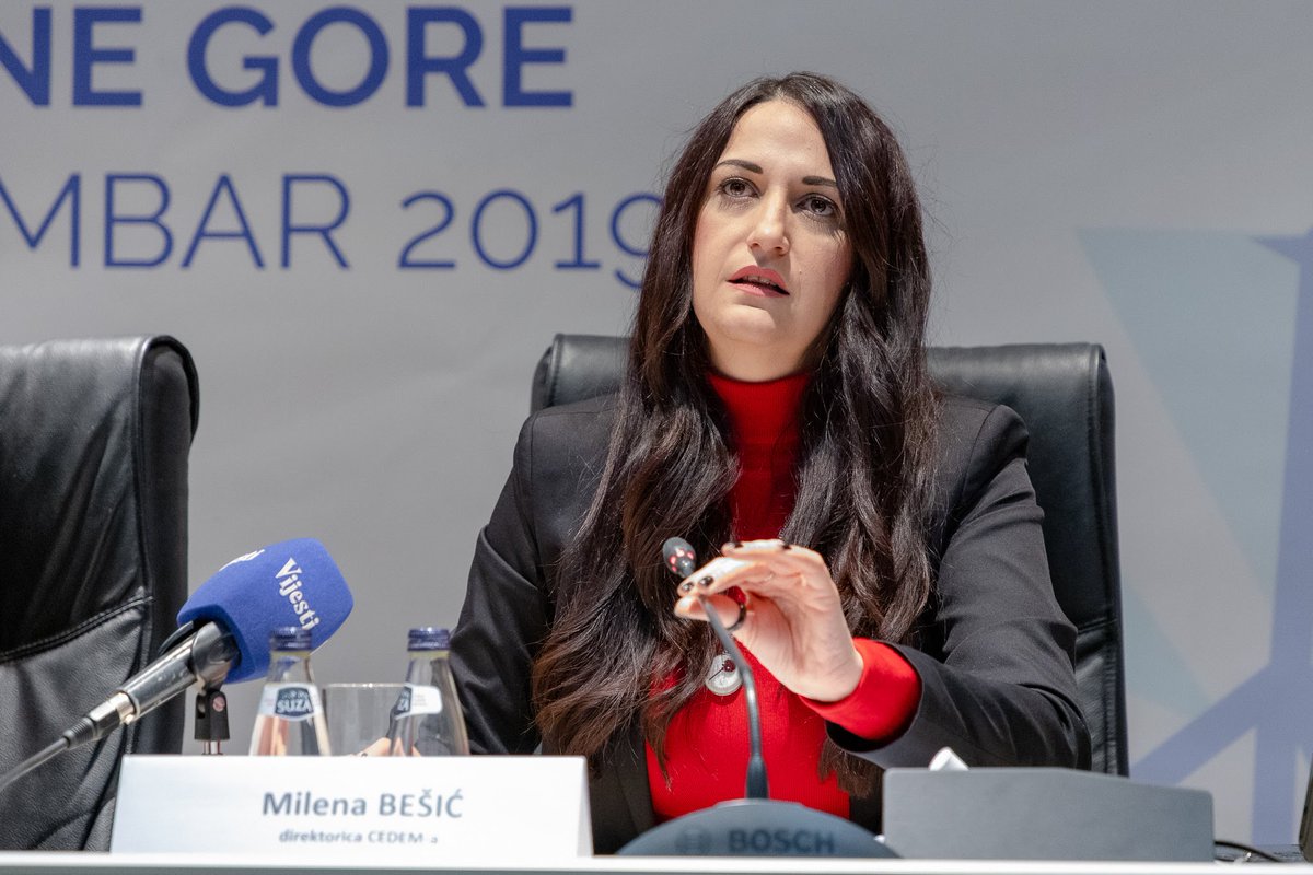 CEDEM_ME's tweet photo. #FotoPriča sa pres konferencije organizovane povodom predstavljanja rezultata drugog godišnjeg istraživanja „Političko javno mnjenje Crne Gore“, koje je realizovao #CEDEM od 1. do 10. decembra, u kojem učestvovalo ukupno 1.009 ispitanika 📸📸📸 https://t.co/GvFyipSkEV