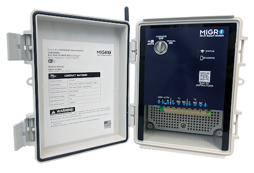 WalkerReidTax's tweet photo. Sneak peek of our new #Migro MiFi Smart Switch coming soon! Easily control high load appliances with the touch of your fingertips. #handyman #hubbiedolist #homeimprovement #smart #smarthome #poolpumps #heaters #waterheater #lighting #landscapelighting #homeautomation #smarthome https://t.co/hadA234xtn