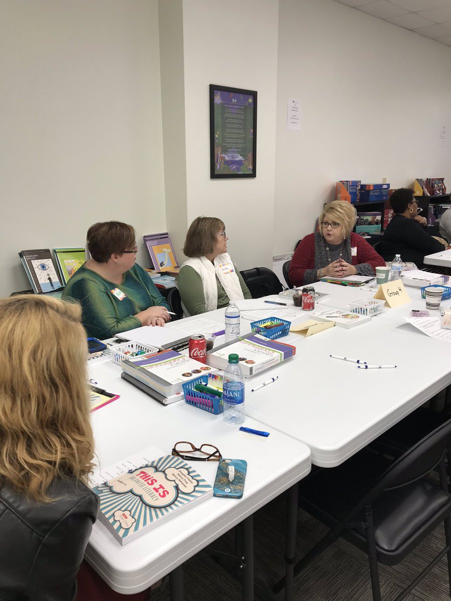 Alabama educators discussing the definition of balanced literacy. #Thisisbalancedliteracy @bbb_rhodes <a href="/DFISHERSDSU/">Douglas Fisher</a> <a href="/NancyFrey/">Nancy Frey</a> <a href="/NancyAkhavan/">Nancy Akhavan</a>