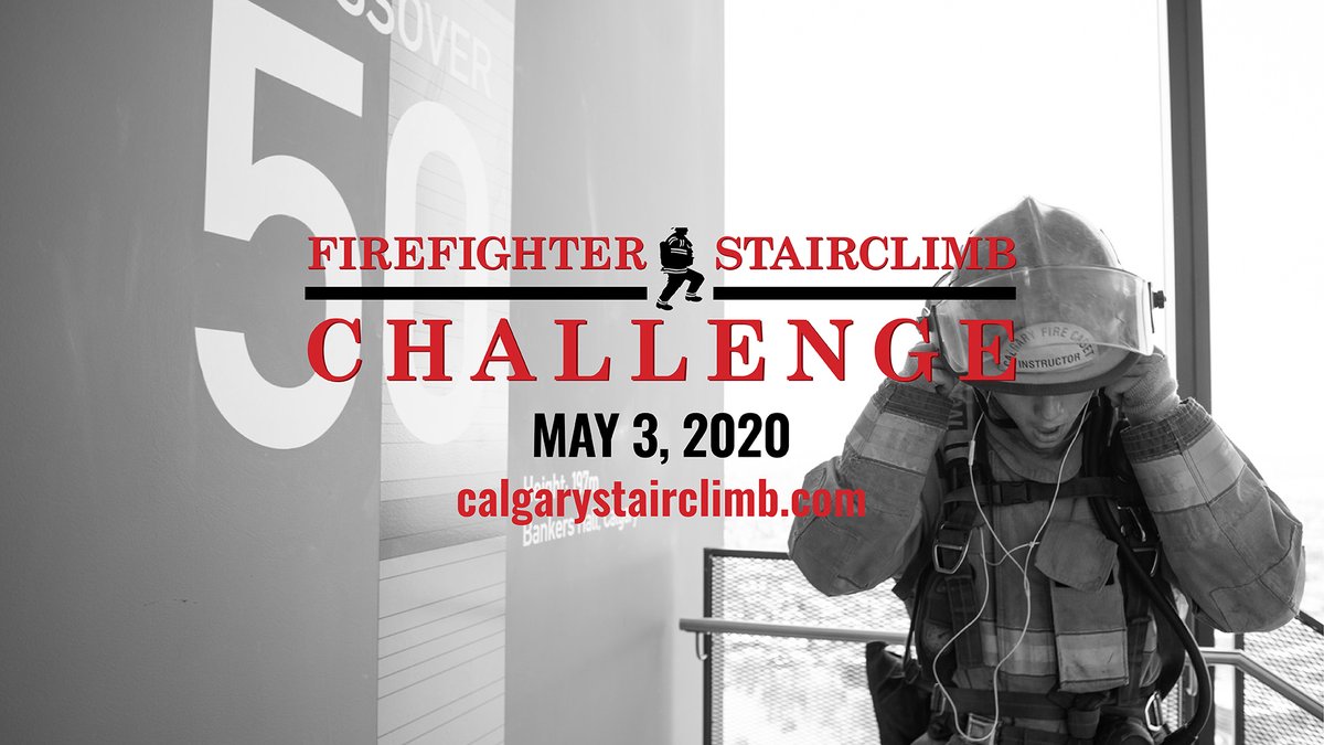YYCStairclimb's tweet photo. Registration for #YYCStairclimb 2020 is OPEN! Sign up, form a team, and tell your #firefighter friends. NEW for 2020: a competitive stream. Fundraise more for the chance to climb before anyone else. Register here: https://t.co/1ypQ9cPApq

#yycevents #yycfire #firefighting https://t.co/VWjArYkMoP