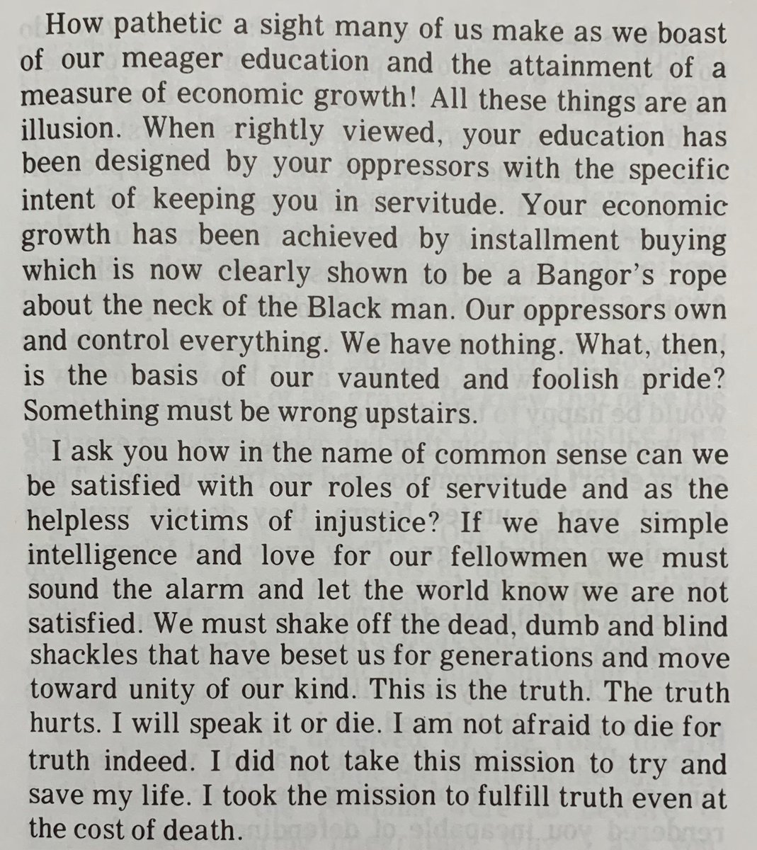 EmpressBeanPi's tweet image. 👇🏾👇🏾👇🏾🔥🔥🔥🔥🔥No sane person can argue with these “Invincible Truth” 💣💣💣💣💣💣💣💣💣from the Most Honorable Elijah Muhammad the Teacher of the Honorable @LouisFarrakhan #Farrakhan #Truth #ProjectSeparation #Reparations #Justice #Unity #BuyBlack