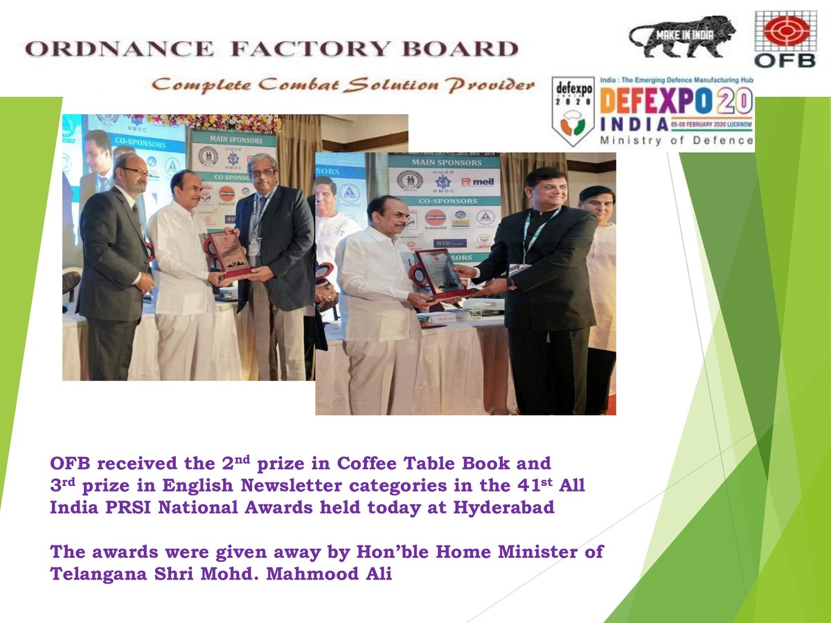 OFB receives the PRSI Awards