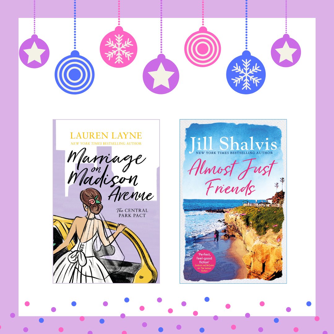 eternal_books's tweet photo. #BloggerAlert! Get your requests in by Thursday 19th December to read these gorgeous new titles by #LaurenLayne and @JillShalvis over Christmas!
Available now on @NetGalley!
MARRIAGE ON MADISON AVENUE: https://t.co/zvu6gbwgmS
ALMOST JUST FRIENDS: https://t.co/Tb4JAjWxXL https://t.co/jmF8tMsVzU