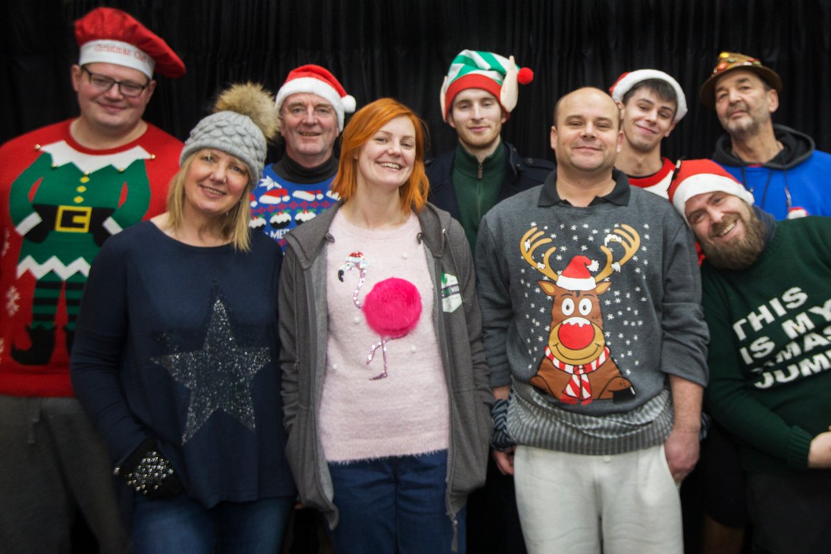 Ah what a lovely group shot taken by <a href="/Tattonphoto/">Tatton Photography</a> for #ChristmasJumperDay2019 <a href="/Jane_SLB/">Style Loft Boutique</a> you look very stylish! Although it's a case of #whereswendy not #whereswally we think #knutsford well done all #marketsmatter #shoplocal
