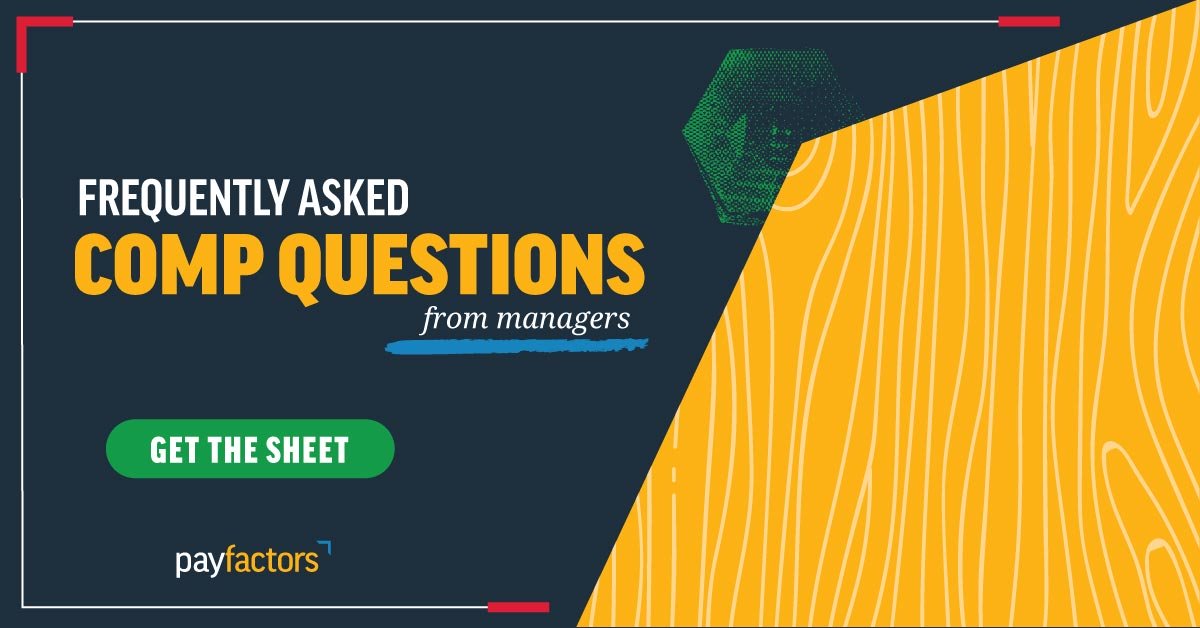 Payfactors's tweet image. Say hello to your new cheat sheet for manager compensation questions! Get it here. &amp;gt;&amp;gt; hubs.ly/H0mb6830