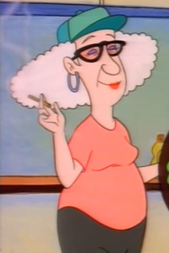 And I know literally no one asked this but allow me to date myself terribly. I finally realized that young Giolla reminds me of Doris from The Critic.  #OPGrant