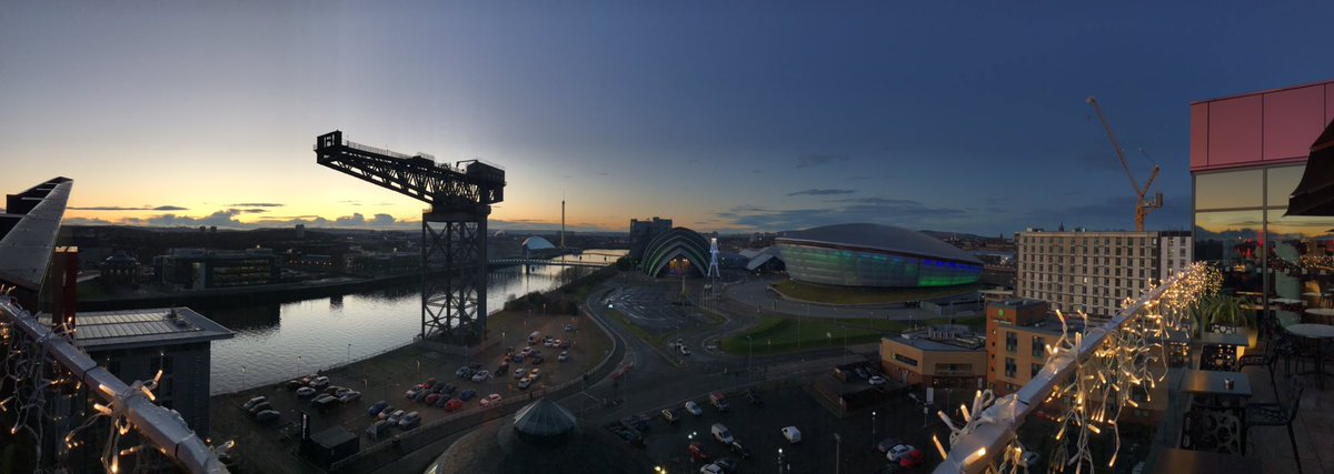 d_youngson's tweet photo. #redskybar  @RadissonREDGla View is amazing #Clydeside https://t.co/tctD8rUS3K