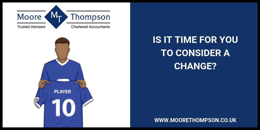 Sometimes change is the best way to move forward. Have you considered changing your #accountant?

Here at <a href="/moorethompson/">Thompson Moore</a> we offer a full range of specialist services to help our clients build successful #businesses &amp; #personalwealth.

Find out more at bit.ly/2Ks83pR
#ad