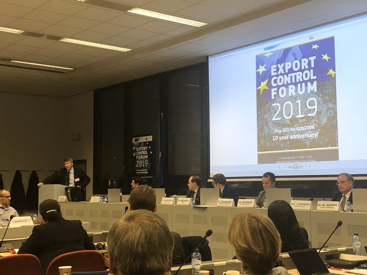Bert_Gevers's tweet photo. Matt Borman ๐บ๐ธ of @BISgov speaking at ๐ช๐บ @2019XCFORUM 2019XCFORUM on #EmergingTech and @BISgov โs plans for #ExportControlReform https://t.co/pSzL2XCssC
