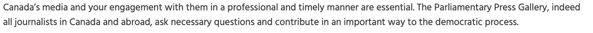 susandelacourt's tweet image. Every one of the ministerial mandate letters released by @JustinTrudeau today contains a paragraph reminding ministers to respect the media. #cdnpoli