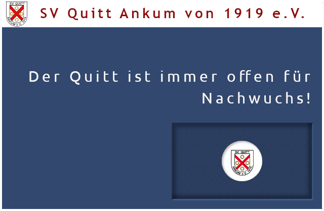 AnkumB's tweet photo. SV #Quitt #Ankum: Der Quitt ist immer offen für Nachwuchs! Egal wonach sich Ihr Kind sehnt, wir können bestimmt mit unserem großen Sportangebot weiterhelfen! | Mehr: https://t.co/K5DkorctkL https://t.co/TnvzBEbnsb