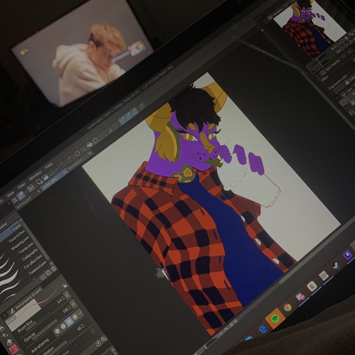 pink__matcha's tweet photo. Little hipster style commission I’m working on! #furry #furrycommission #commission #commissionsopen #digitalart #furryartist #flatcommission #furryoc https://t.co/Kcxed7bUpz