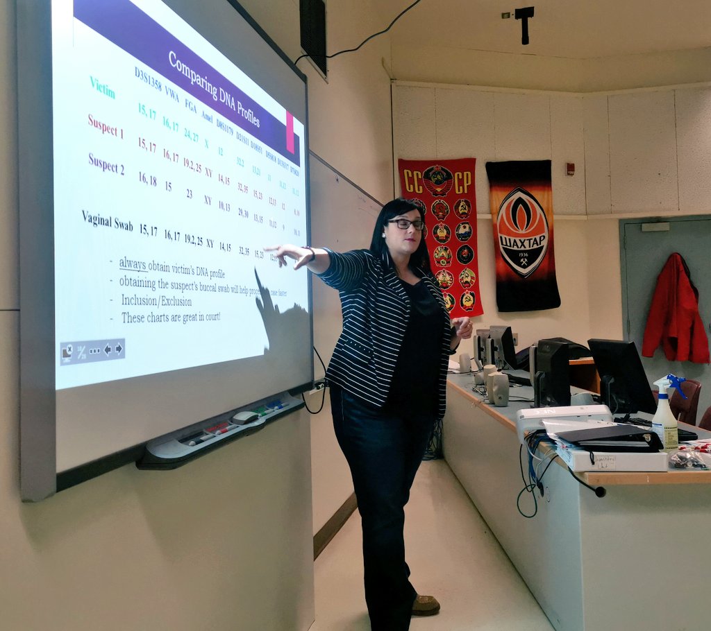 Gromit1996's tweet image. We have @PACarlton alum Lisa Mokleby, from Aurora Forensics, presenting to us in Forensics class. #forensics #saderscience