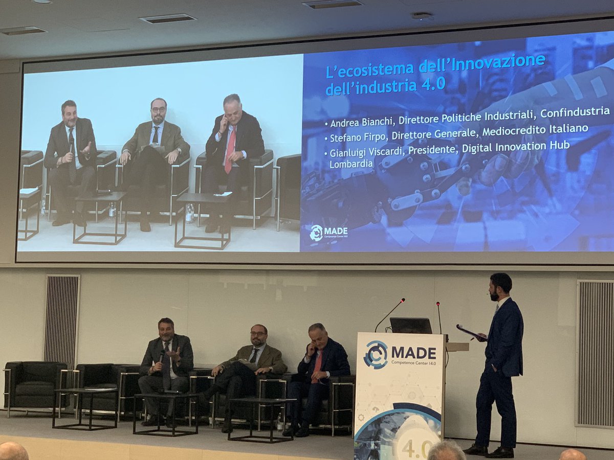 AlesSpagnolo's tweet photo. L’ecosistema dell’Innovazione dell’Industria 4.0 al @polimi si presenta il primo bando del Competence Center MADE che sostiene le PMI per la realizzazione di progetti di innovazione, ricerca industriale, sviluppo sperimentale #madecc #mylia https://t.co/GlIEuThh0r