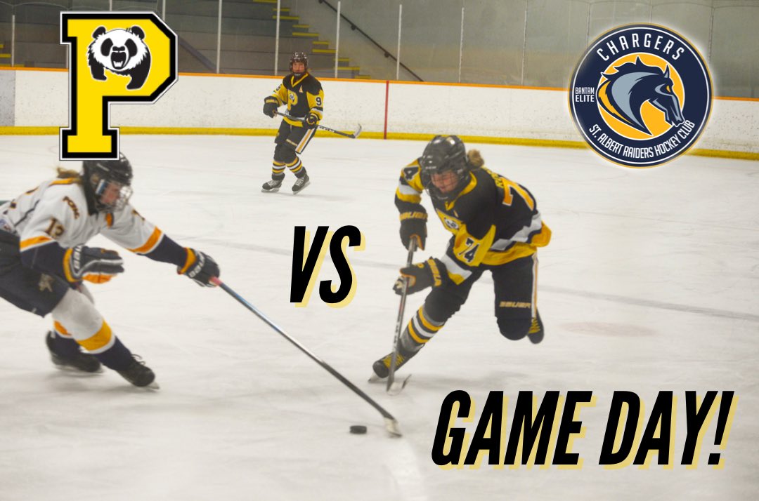 U15AAPandas's tweet photo. GAMEDAY!!!!
Pandas look to get back to their winning ways as they host @ChargersRaiders
Puck drops at 7:45pm @ Bill Hunter Arena
BE THERE!
#LetsGoPandas #Afhl
#BantamPandas https://t.co/ldjq2SLATA