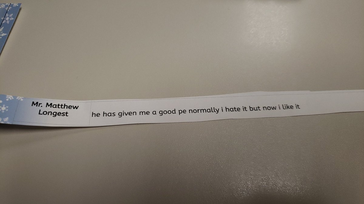 MattLongest6's tweet photo. Students left their notes for me :) https://t.co/HhYM0H81mC